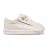 Keds Kid Infant Kickstart Crib Celebrations Sneakers In Ivory Glitter