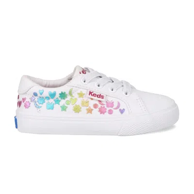 Keds Little Kids Jump Kick Studded Foil Slip On Canvas Sneakers Size 4 Toddler - M In Multi