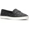 Keds Square Toe Loafer Flat In Black