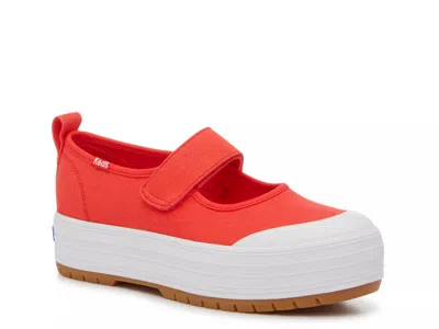 Keds Mary Jane Sneaker In Red