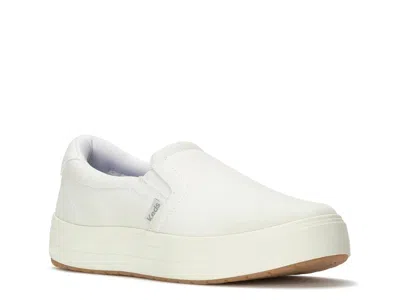 Keds Park Platform Slipon Sneaker In White