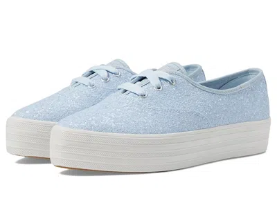 Keds Point Lace Up Women's Shoes Blue Glitter Celebrations: 9.5 B - Medium