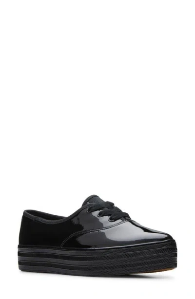 Keds ® Point Platform Sneaker In Black/ Black