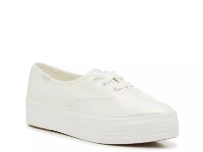 Keds Point Platform Sneaker In White
