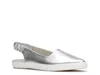 Keds Point Slingback Flat In Silver