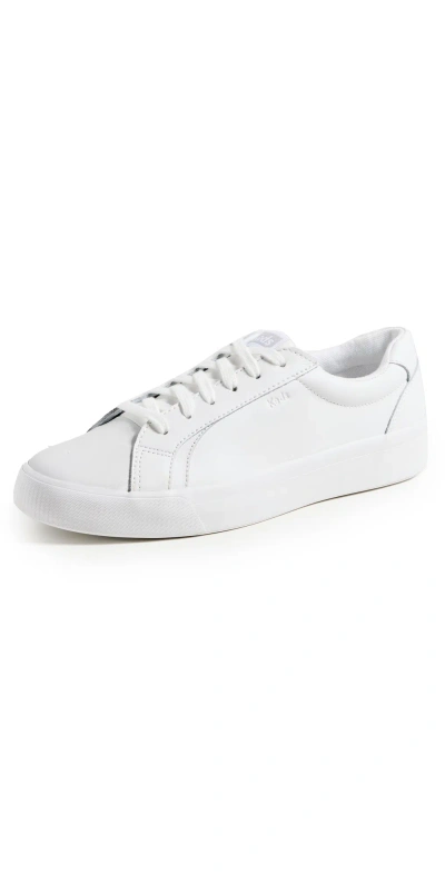 Keds Pursuit Leather Trainers White