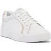 Keds Pursuit Low Top Sneaker In White/light Pink Leather