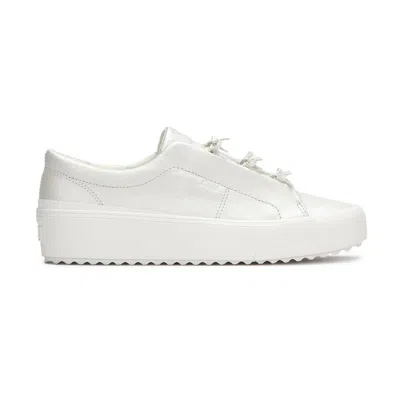 Keds Remi Mini Bow Sneaker Women's White Pearlized Leather Slip-on Gal987