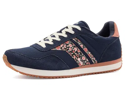 Keds Rena Lace-up Women's Shoes Navy Blazer/clay Floral Nylon/suede: 8.5 B - Medium