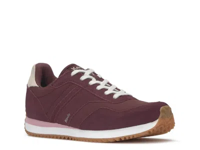 Keds Rena Sneaker In Burgundy