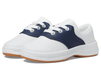 Keds School Days (toddler/little Kid) Girls Shoes White/navy : 8.5 Toddler W, Leather In Multi