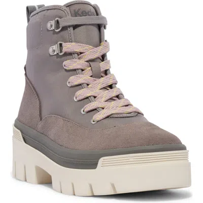 Keds Women's Soho Boots Nylon/suede In Grey