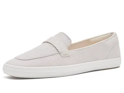Keds Square Toe Loafers Slip-on Women's Shoes Pale Silver Suede: 11 B - Medium In Neutral