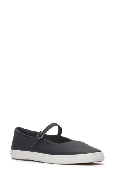 Keds Women's Square Toe Mary Jane Leather Leather Sneakers In Black
