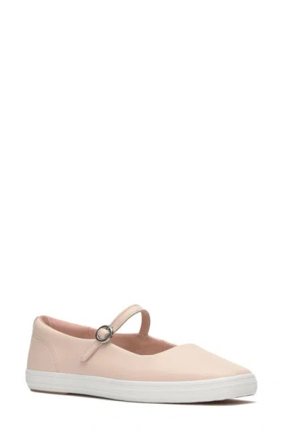 Keds Women's Square Toe Mary Jane Leather Leather Sneakers In Peony Pink