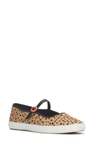 Keds ® Square Toe Mary Jane Sneaker In Tan Black