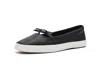 Keds Square Toe Mini Bow Flat In Black
