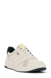 Keds ® The Court Leather Sneaker In Egret/ Dark Grey Leather