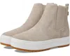 Keds The Platform Chelsea Lug Boots Women's 9 Taupe Suede Slip-on Ankle Rhs2740