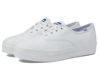 Keds The Platform Lace Up In White