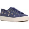Keds ® Triple Kick Platform Sneaker In Skp Blu/sea