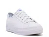Keds Women Triple Kick Leather Sneakers In White In White