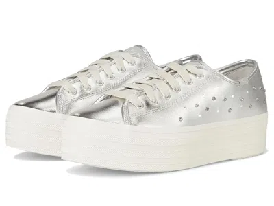Keds Triple Up Leather In Gray