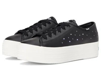 Keds Triple Up Leather In Black