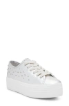 Keds Women's Triple Up Leather Light Up Lace Up Leather Sneakers In Silver