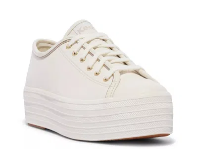 Keds Triple Up Platform Sneaker In White