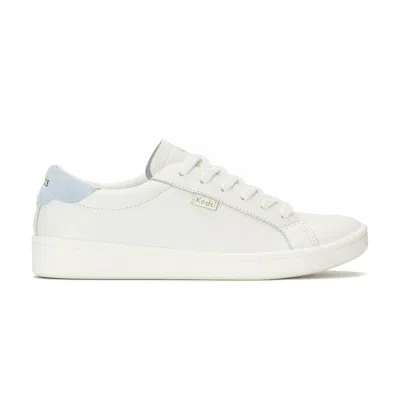 Keds Women's Ace Ii Leather Lace-up Sneakers In White
