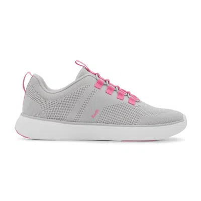 Keds Women's Blisswalk Knit Slip On Canvas Sneakers In Grey/pink