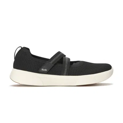 Keds Women's Blisswalk Mary Jane Engineered Knit Sneakers In Black/gunmetal