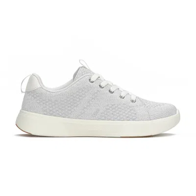Keds Women's Blisswalk Metallic Lace Up Canvas Sneakers In Silver