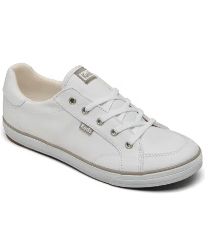 Keds Women's Center Iii Canvas Casual Sneakers From Finish Line In White
