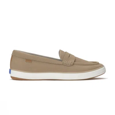 Keds Women's Center Iii Leather Loafer Leather Sneakers In Brown