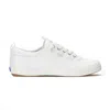 Keds Women's Center Iii Starburst Eyelet Slip On Canvas Sneakers In White