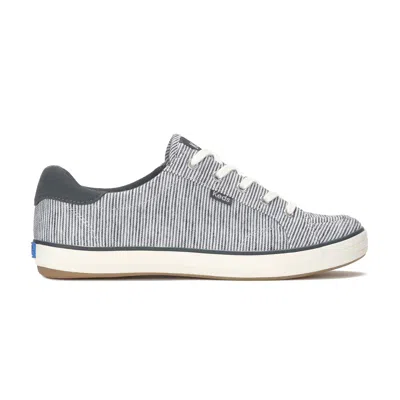 Keds Women's Center Iii Stripe Textile Lace-up Canvas Sneakers In Multi