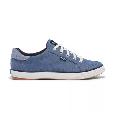 Keds Women's Center Iii Textile Lace Up Canvas Sneakers In Navy