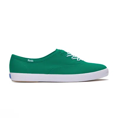Keds Women's Champion Canvas Lace-up Sneakers In Green