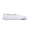 Keds Champion S/o Womens Leather Casual Slip-on Sneakers In White