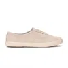 Keds Women's Champion Luxe Suede Lace Up Leather Sneakers