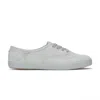 Keds Women's Champion Luxe Suede Lace Up Leather Sneakers In White