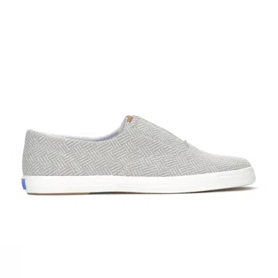 Keds Women's Champion Round Toe Crosshatch Textile Slip On Canvas Sneakers