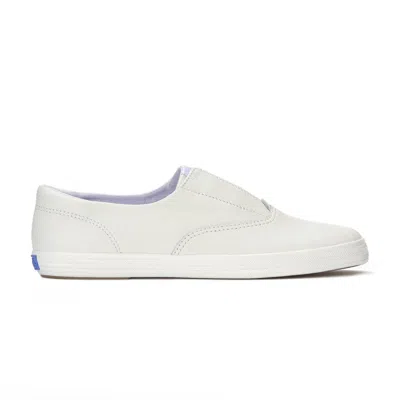 Keds Women's Champion Round Toe Leather Slip On Leather Sneakers