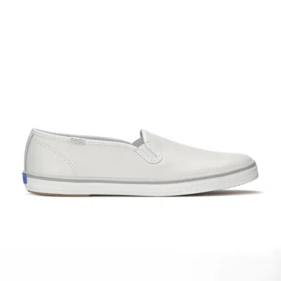 Keds Women's Champion Slip On Leather Sneakers In White