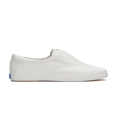 KEDS WOMEN'S CHAMPION SQUARE TOE CANVAS SLIP ON CANVAS SNEAKERS
