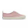 Keds Women's Champion Toe Cap Splash Canvas Canvas Sneakers In Mauve/white