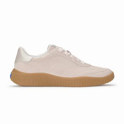 Keds Women's Contest Suede Lace Up Leather Sneakers In Pink