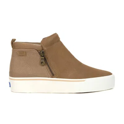 Keds Women's Cooper Zip Boot In Brown In Neutral